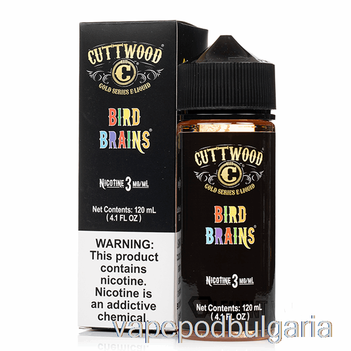 Vape Bulgaria Bird Brains - Cuttwood е-течност - 120ml 12mg